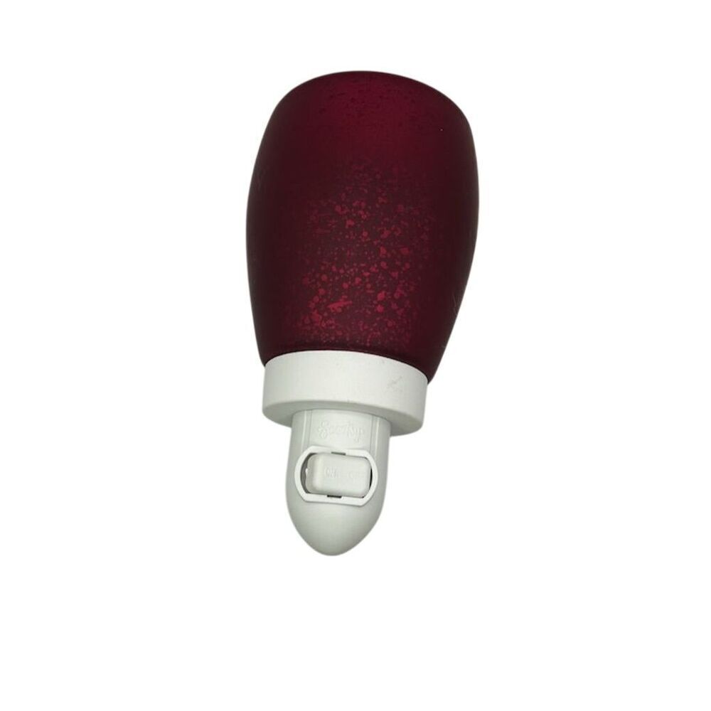 Scentsy Cranberry Glass Wall Plug-In Mini Wax Warmer Red